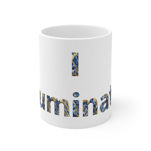 "Illuminate" - White Ceramic Mug 11oz